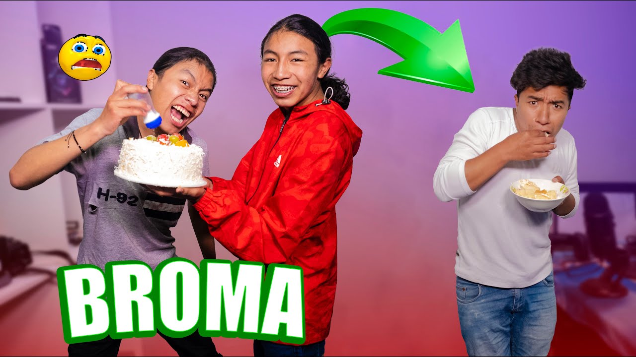 PUSIMOS SAL EN EL PASTEL DE CUMPLEAÑOS *BROMA