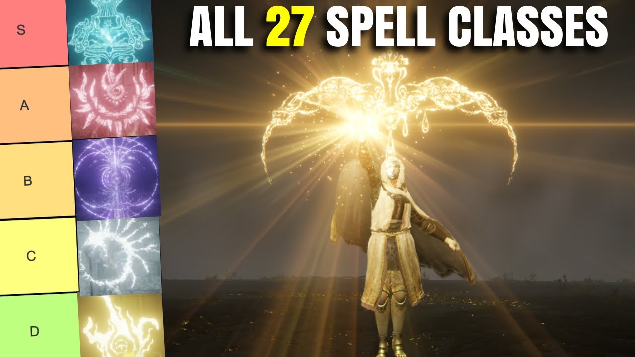 All 27 Elden Ring Spell Types Ranked! Sorcery/Incantation Tier List Patch 1.16