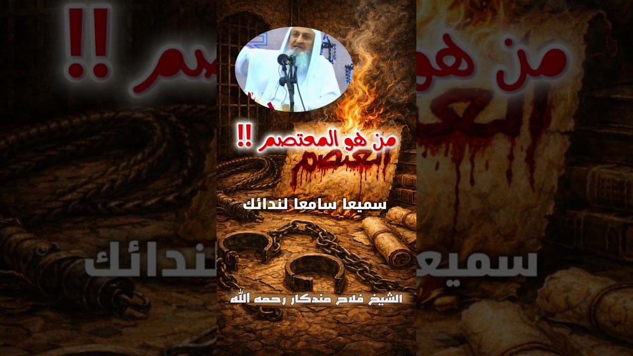 من هو المعتصم؟                                        الشيخ فلاح بن إسماعيل مندكار رحمه الله