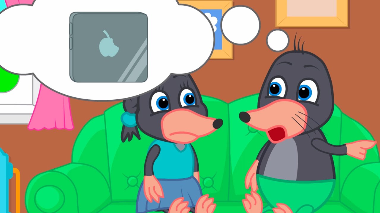 Benny Mole and Friends - Phone Games Cartoon for Kids