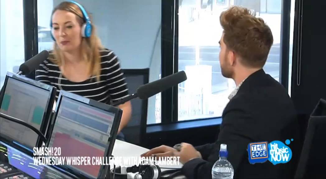 2015 08 06   The Edge   Wednesday Whisper Challenge with Adam Lambert