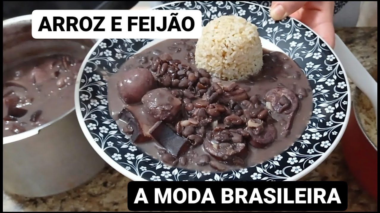 Como Fazer Feijão a Moda Brasileira - Receita de Feijão Brasileiro Tradicional