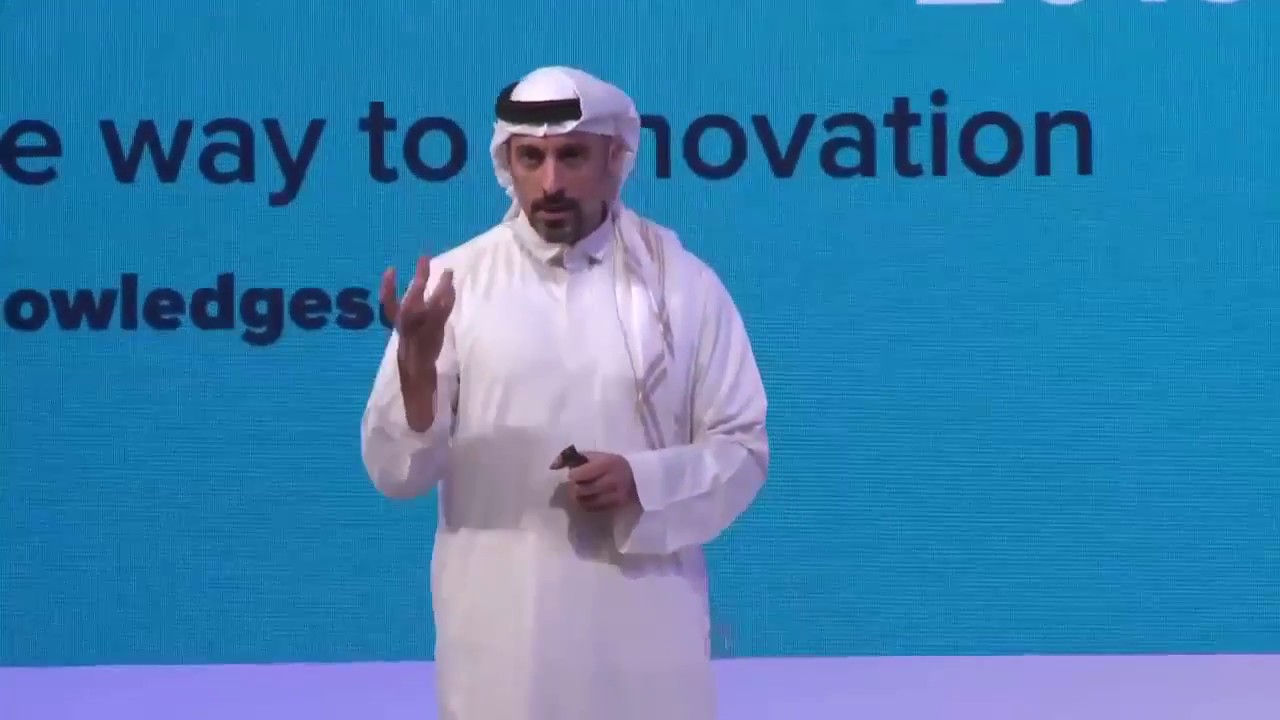 أحمد الشقيري -افتتاح بوابة المعرفة العربية - قمة المعرفة 2015  - بحضو الشيخ محمد بن راشد