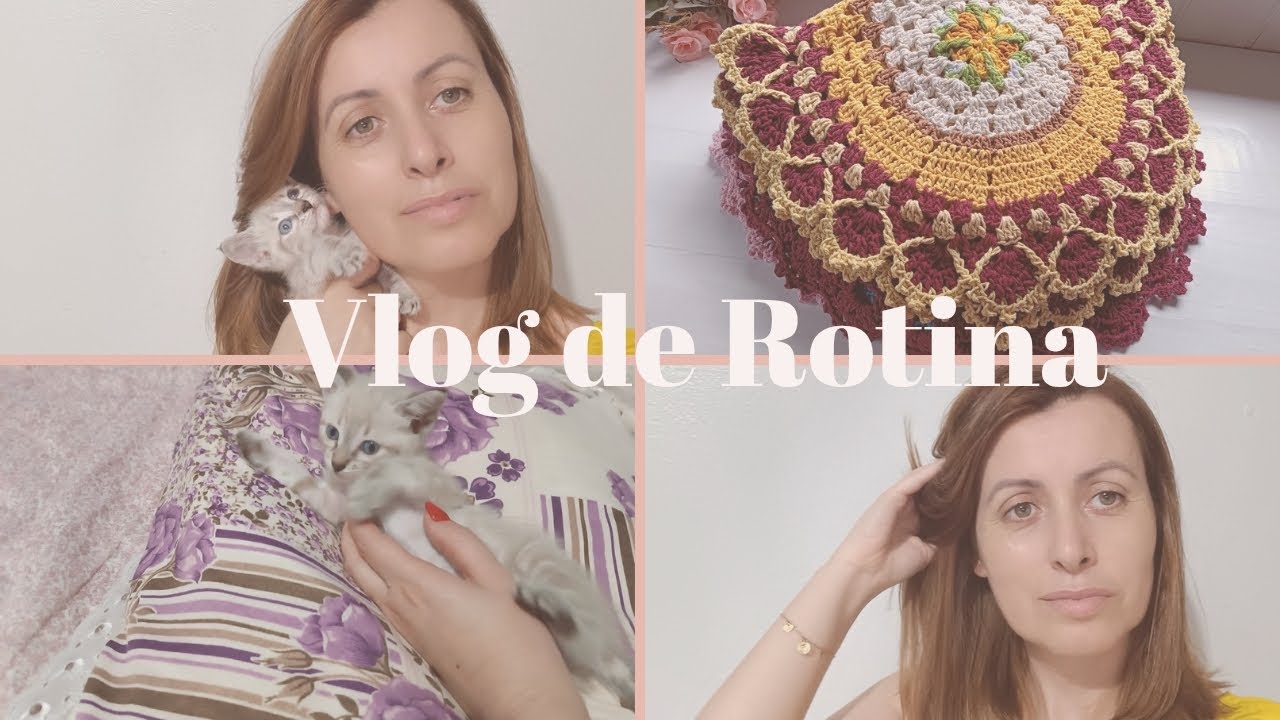 Vlog de Rotina com crochê ,nova integrante da família 🐈‍⬛🐾