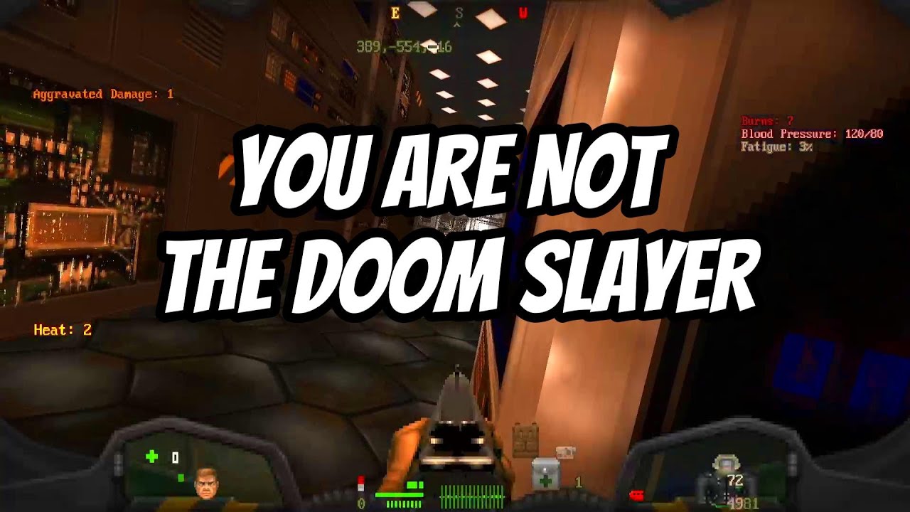 [Hideous Destructor] DOOM+ (E1M2) Gameplay, No Commentary