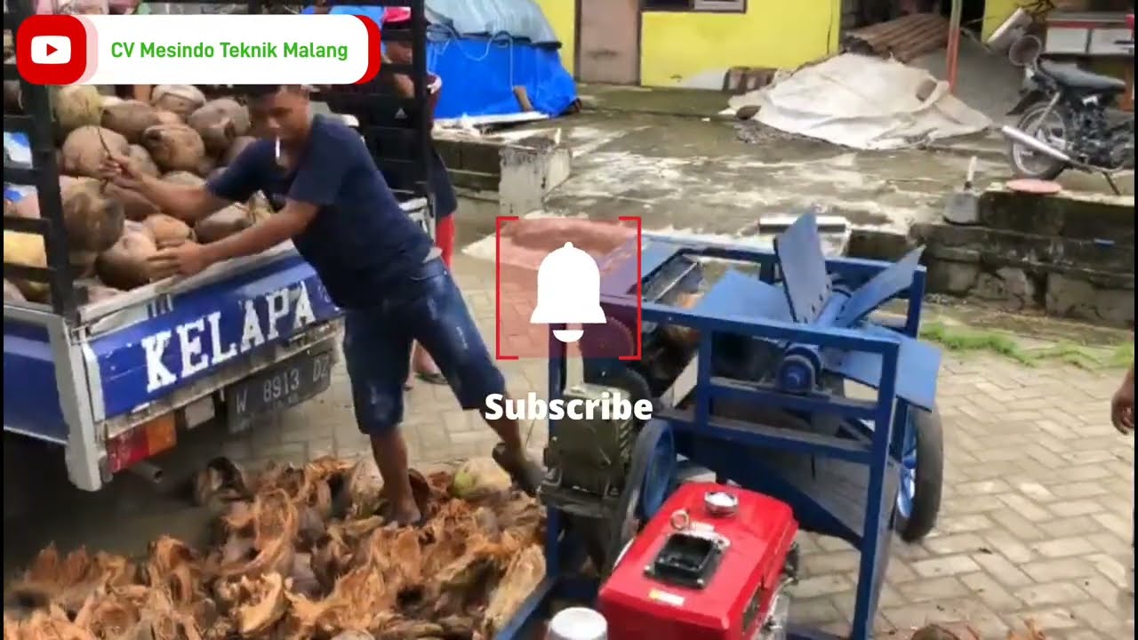 Mesin Pengupas kelapa - Mesin Kupas Kelapa