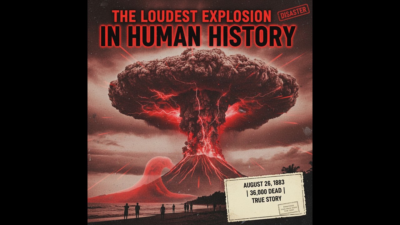 Krakatoa The Loudest Explosion in Human History  36,000 Dead in Minutes