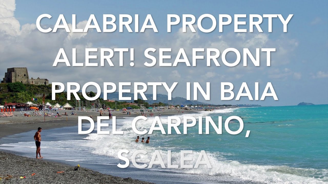 Calabria Property Alert! Beautiful Seafront Property in Baia del Carpino, Scalea!