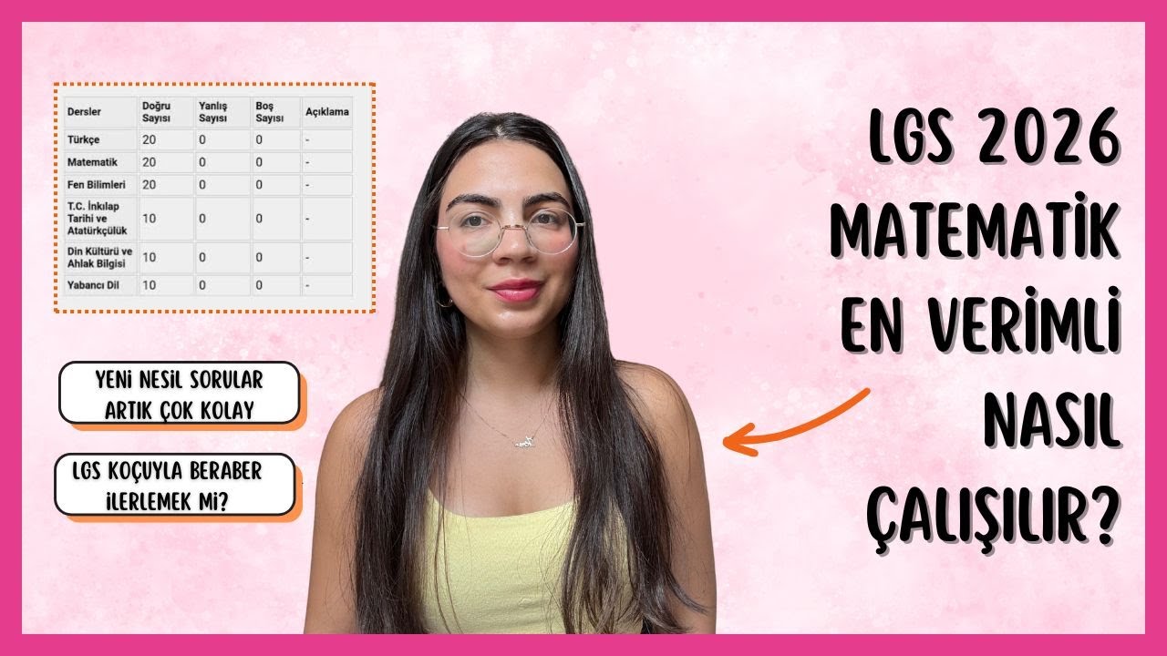 LGS 2026’da Matematiği Nasıl Fullersin? Bu Yöntemle Çalışmalısın! #lgs