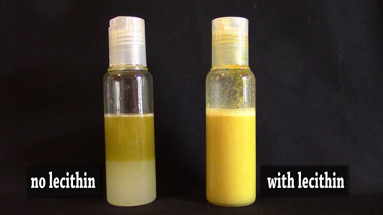 Lecithin - explanation and demonstration