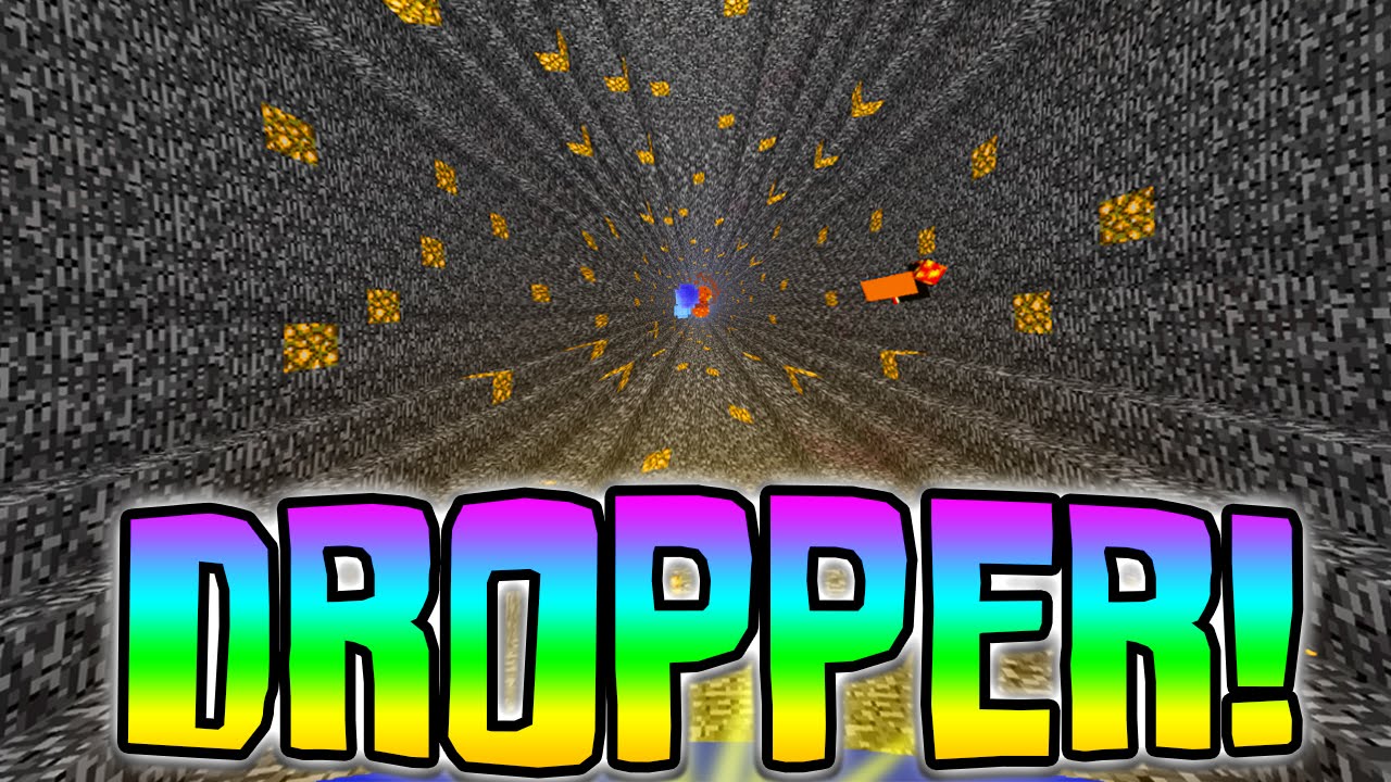 MINECRAFT THE DROPPER with EPIC LEVELS! With Preston and Woofless!