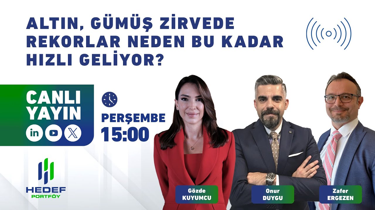 #Canlı - Altın, Gümüş Zirvede Rekorlar Neden Bu Kadar Hızlı Geliyor?
