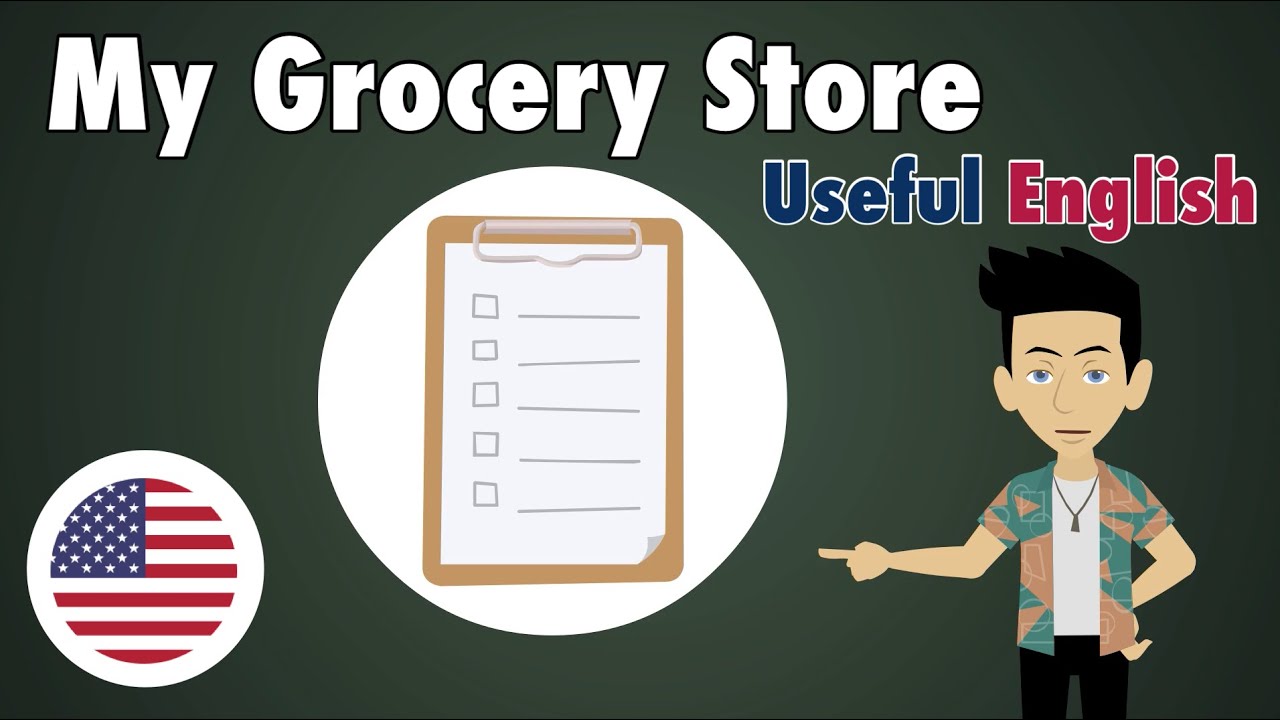 Learn Useful English: My Grocery Store - мой супермаркет