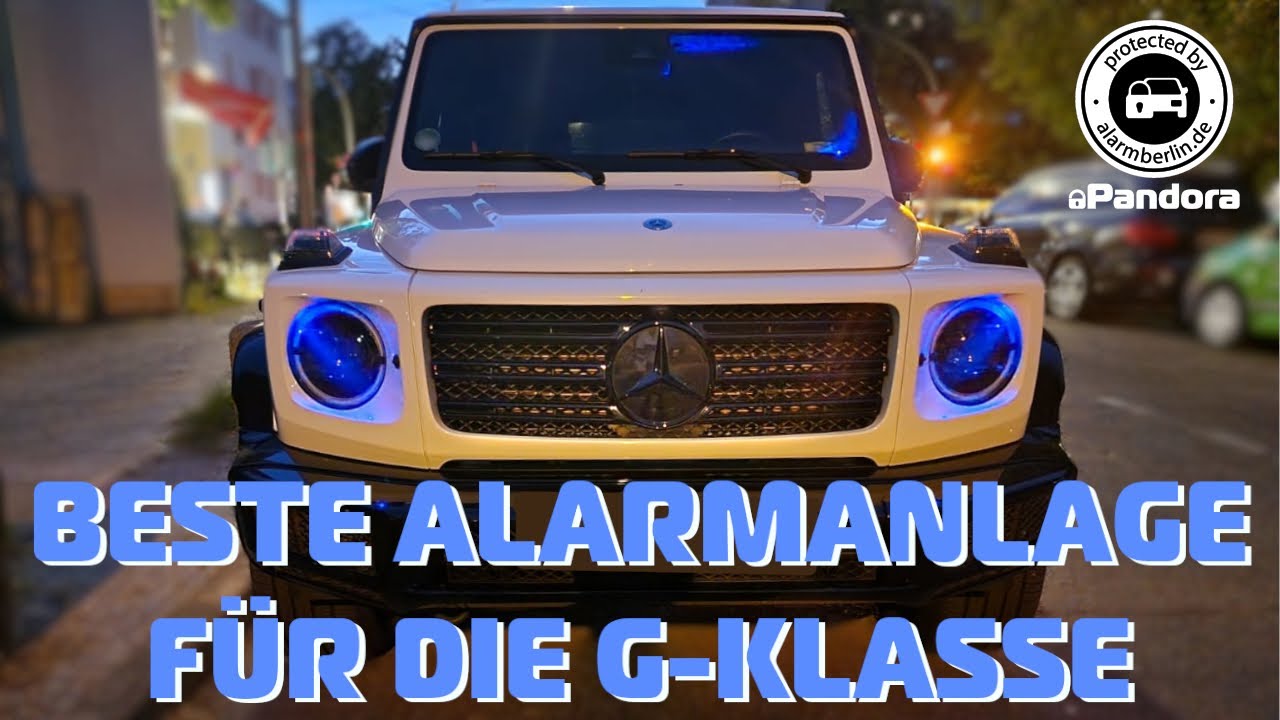 G-Klasse Scheinwerfer Diebstahl | Beste Alarmanlage: Pandora Smart Pro G-Klasse Version AlarmBerlin