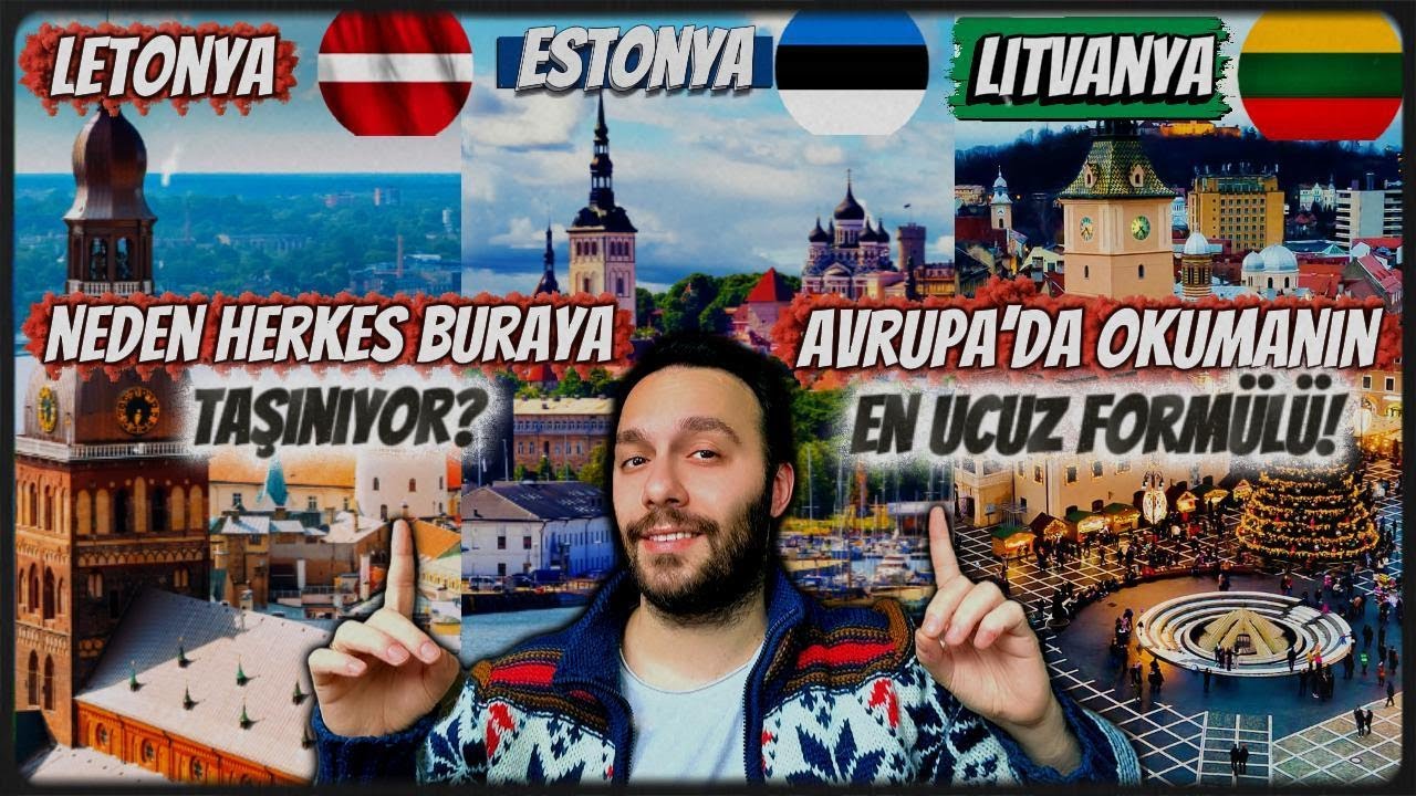 🇪🇺 AVRUPA HAYALİ: EN UCUZ ROTA → BALTIKLAR! 🇱🇻 🇱🇹 🇪🇪 EĞİTİM FIRSATLARI🎓#letonya #litvanya #eğitim