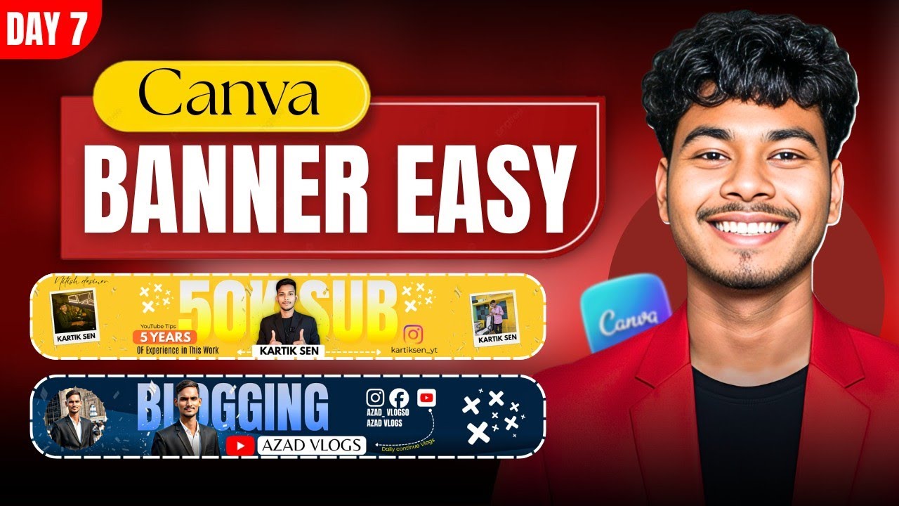 Mobile Se YouTube Channel Banner Kaise Banaye? 🔥 | Canva App