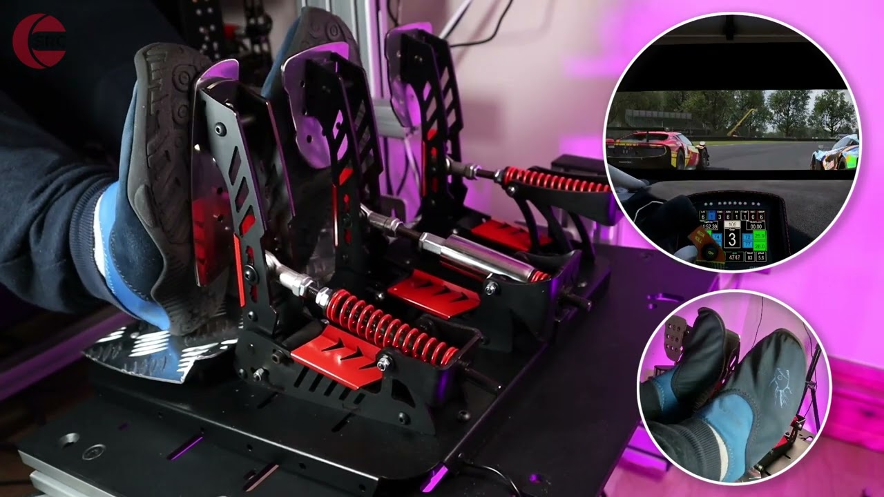 FEEL-VR Pedals One in action! [PEDAL CAM] Assetto Corsa Competizione
