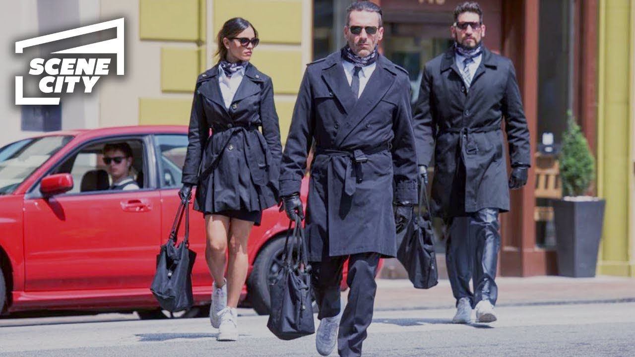 Baby Driver: Escena de Apertura del Robo al Banco (Jon Hamm, Jon Bernthal)