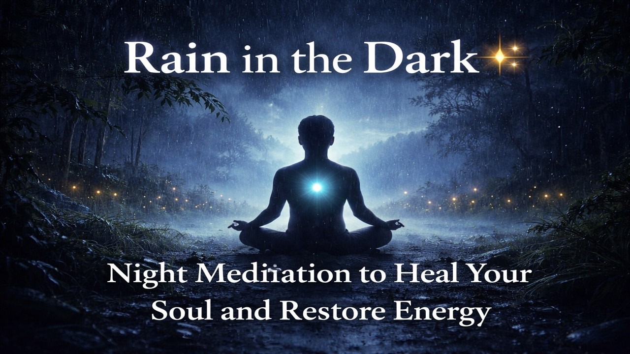 Rain in the Dark ✨ Night Meditation to Heal Your Soul and Restore Energy