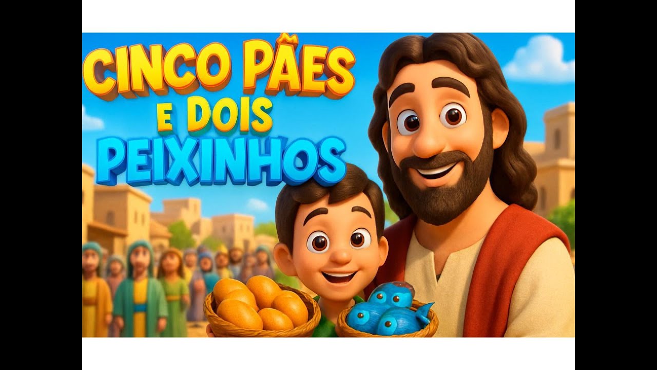 Cinco Pães e Dois Peixinhos - Música Infantil Gospel (Milagre da Multiplicação)