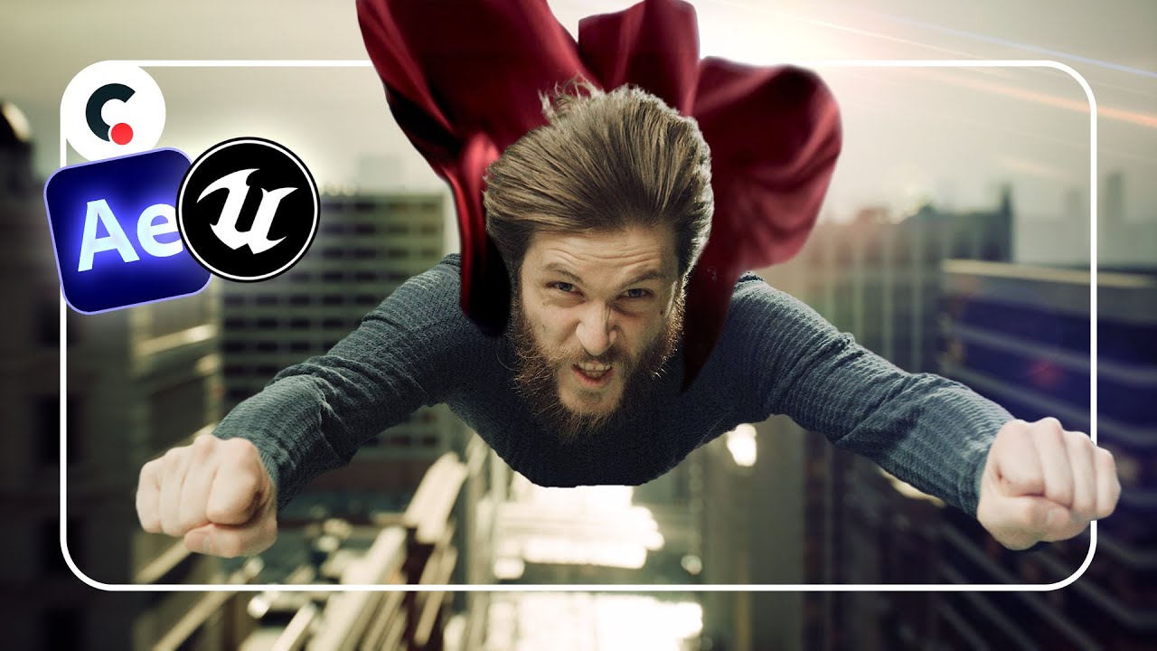 Realisticly FLY like SUPERMAN with Unreal Engine 5 + After Effects