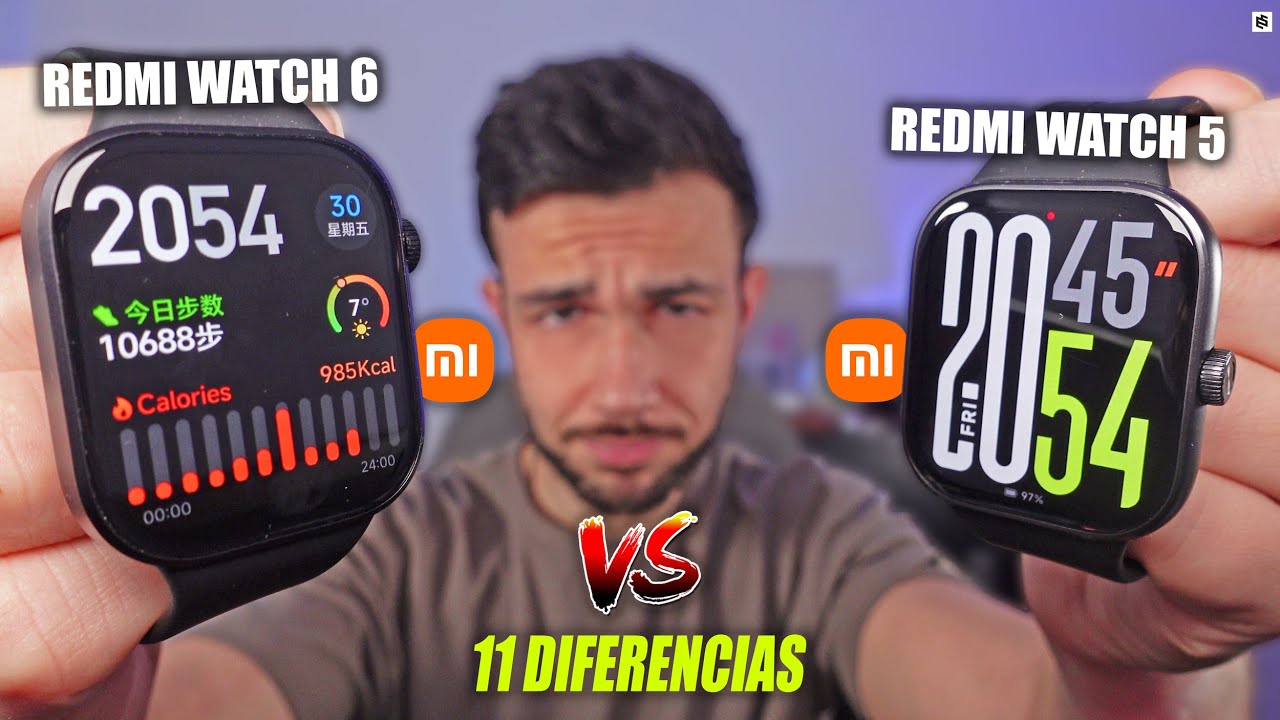 NO FALLES!✅Xiaomi REDMI WATCH 6 vs REDMI WATCH 5 | COMPARATIVA