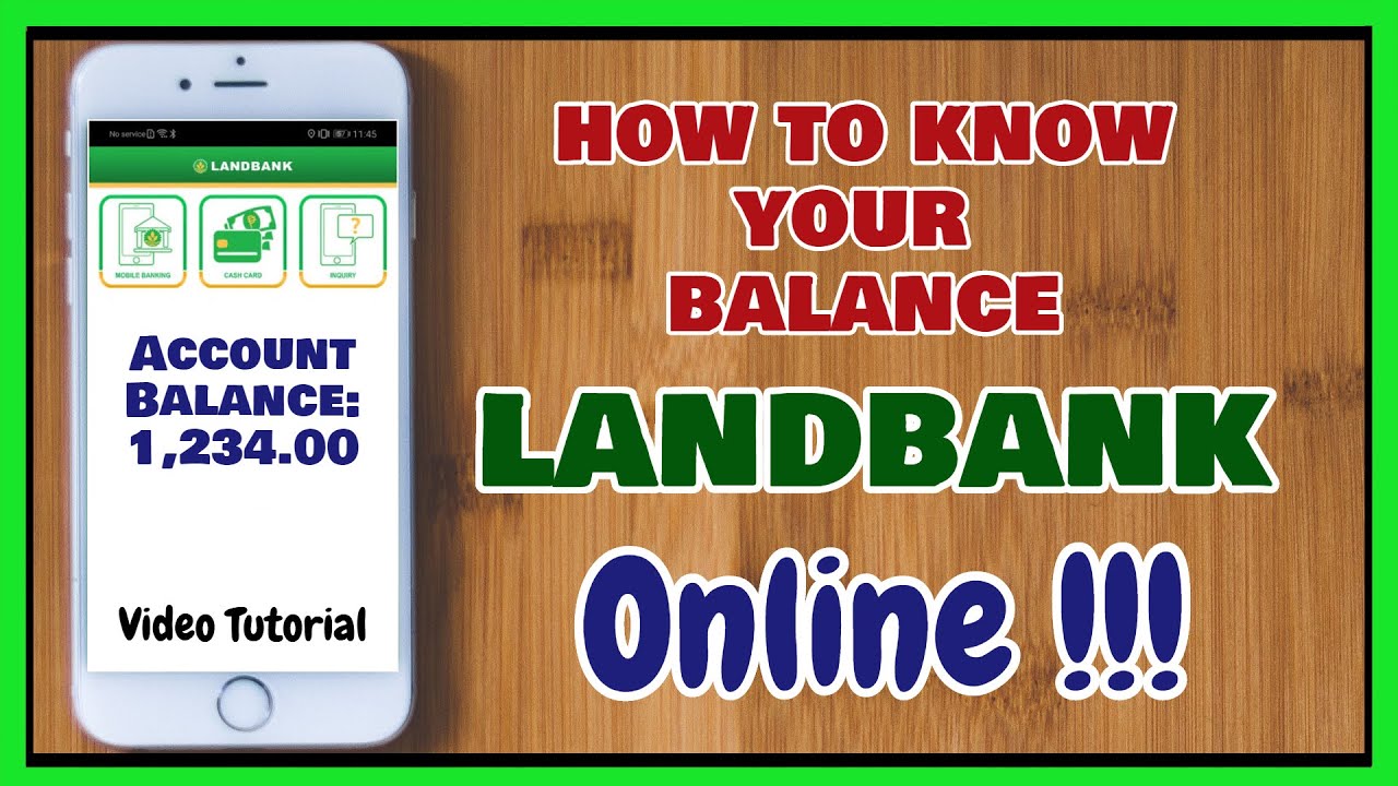 Landbank iAccess Balance Inquiry Online: How to Balance Inquiry in Landbank Online for FREE