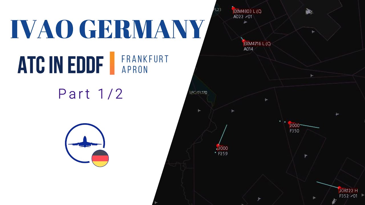 Lotsen auf IVAO | ATC in Frankfurt auf der Apron Position #004 Teil 1/2