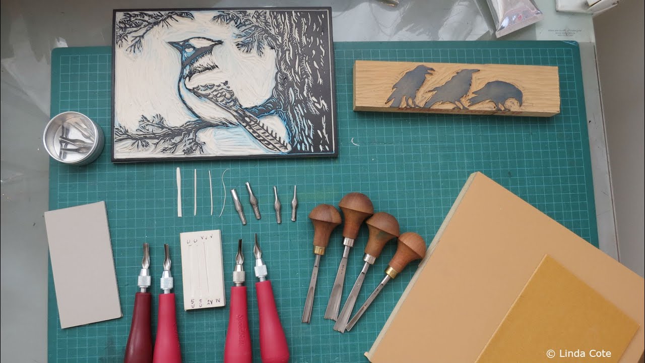 LINDA COTE  Printmaking Supplies: Lino Carving Tools