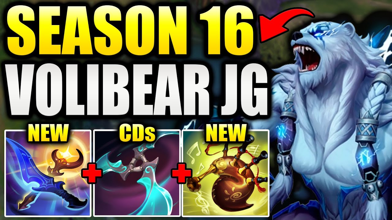 HOW TO PLAY VOLIBEAR JUNGLE IN SEASON 16! (NEW BUILD)