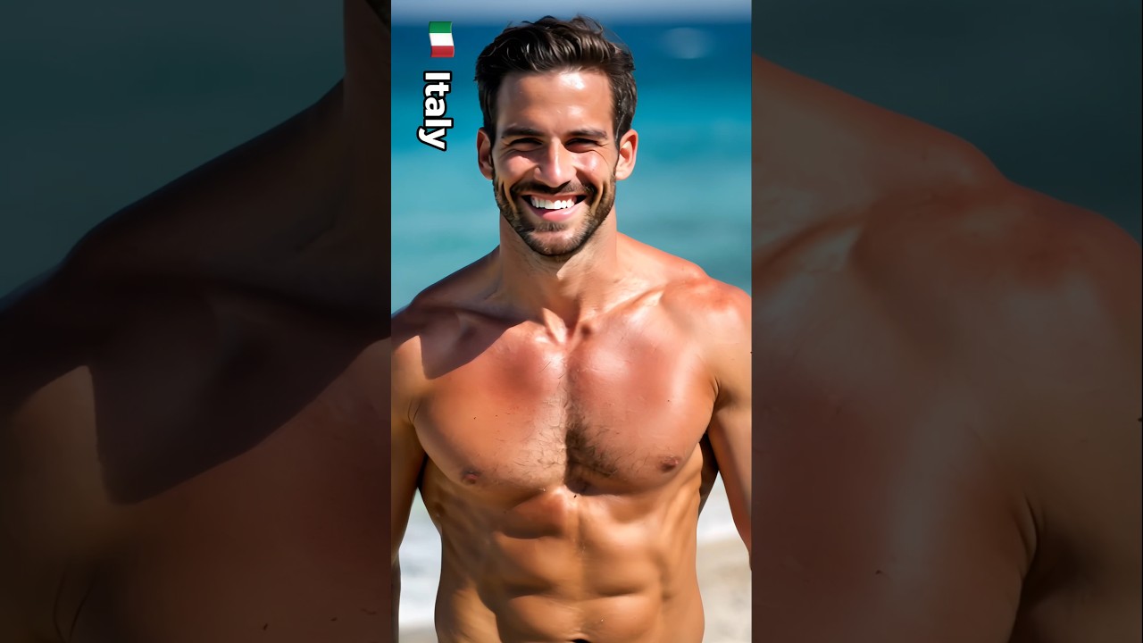 12 Beach Runners Smiles Ep.1 | Handsome Men From Around the World