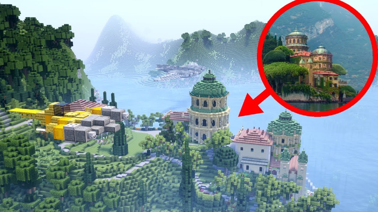 I built Naboo From Star Wars Attack of the Clones in Minecraft | Timelapse