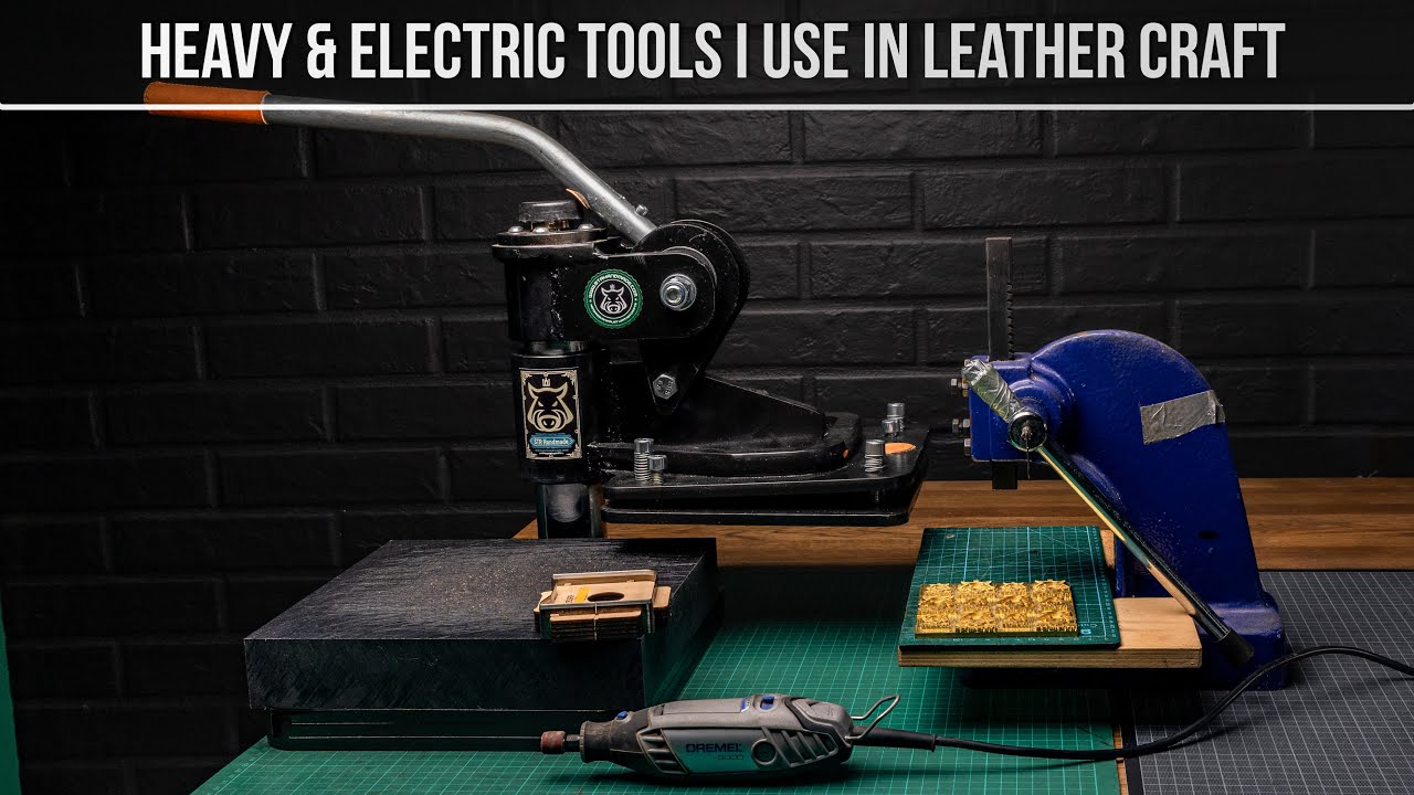 Heavy & Electric Tools I use in Leather Craft 🏗️🔌