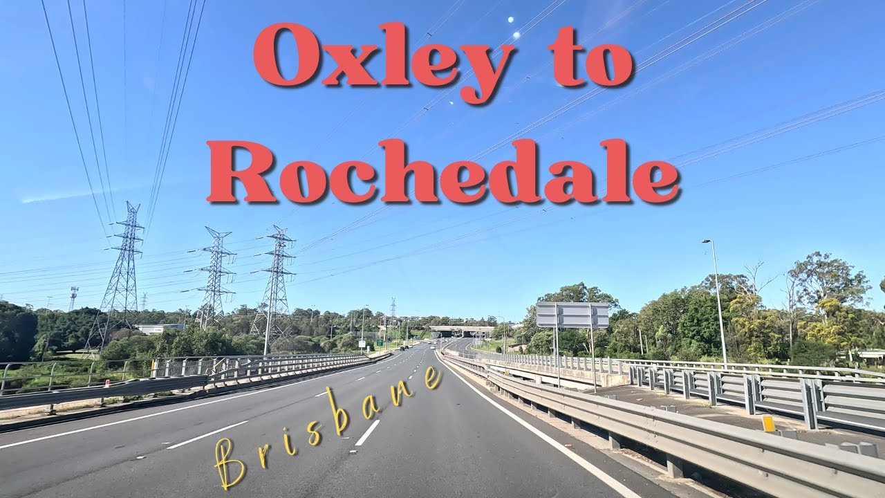 Drive - Oxley (Canossa Hospital) to Rochedale (Metricon Display Homes) | Brisbane | QLD | Australia