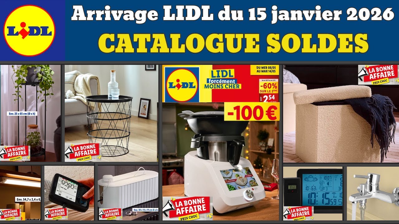 catalogue LIDL du 15 janvier 2026 ✅ Arrivage maison cuisine 🔥 Promos deals SilverCrest soldes