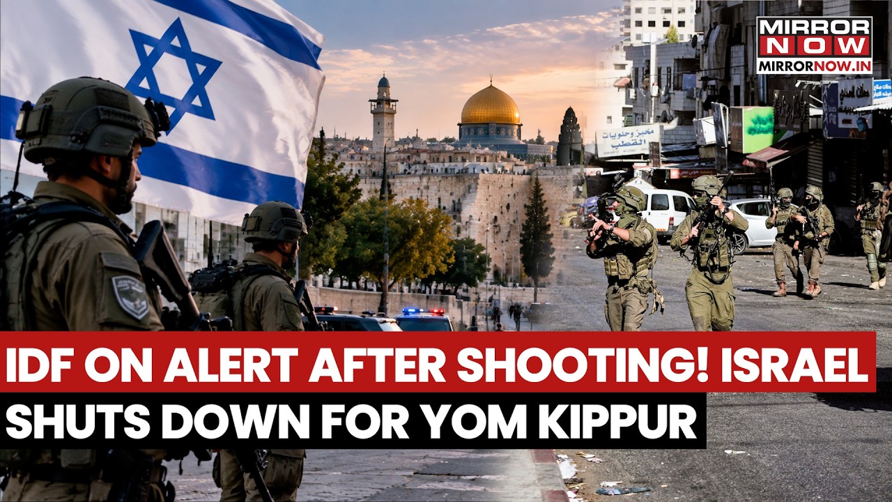 IDF ON HIGH ALERT AFTER SHOOTING IN WEST BANK! Israel SHUTS DOWN for Yom Kippur Amid Security Fears