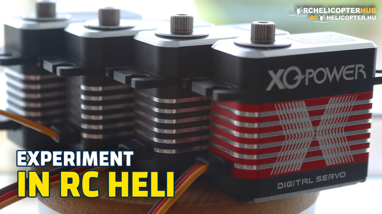 XQ Power - we tested the servos in RC heli / SURPRISING results