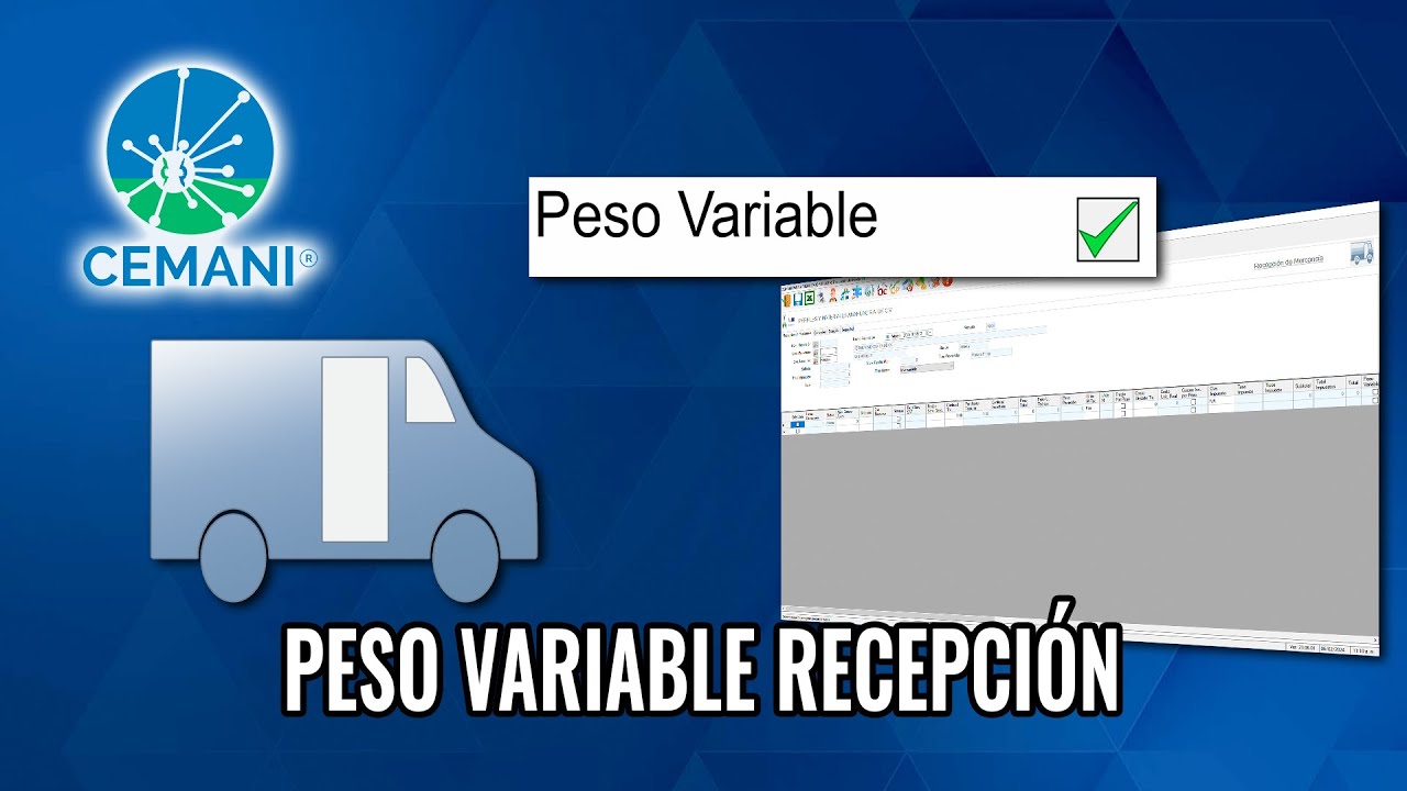 Producto de Peso Variable Recepción
