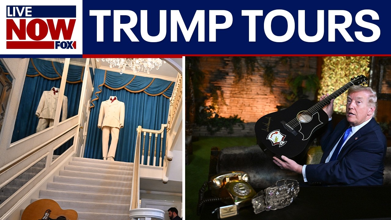 Trump odwiedza dom Elvisa Presleya Graceland w Memphis w stanie Tennessee