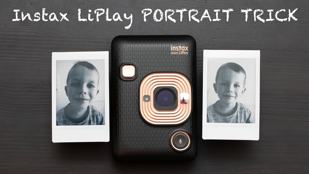 Портретный трюк с Fujifilm Instax Mini LiPlay
