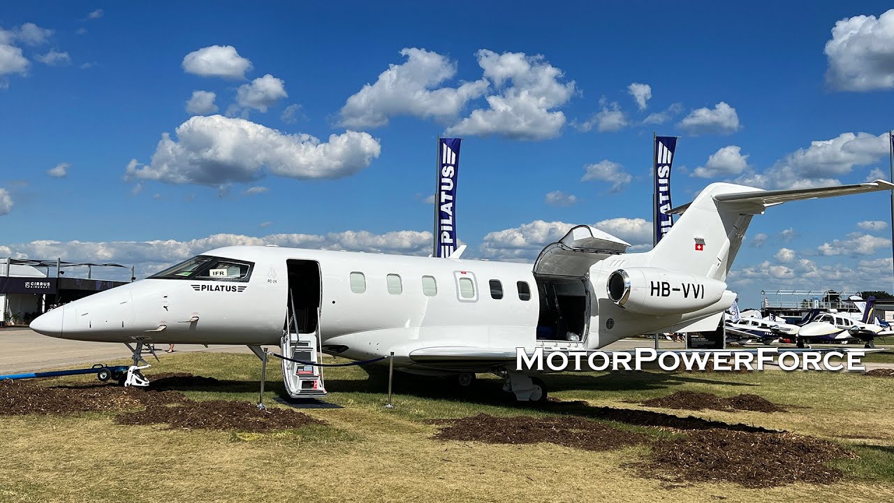 Take a Trip on a Private Jet - 2023 Pilatus 24 at AirVenture Oshkosh
