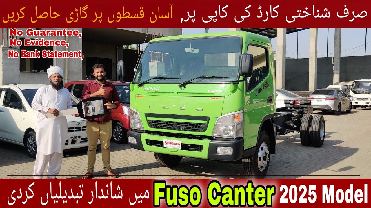 Delivery Of Green Colour Mitsubishi Fuso Canter Fuso Truck Review Fuso Canter Customer Feedback