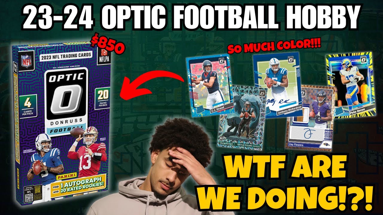 THE BEST WORST FOOTBALL BOX😮 PRODUCT REVIEW: 2023-24 Panini Donruss Optic Football Hobby