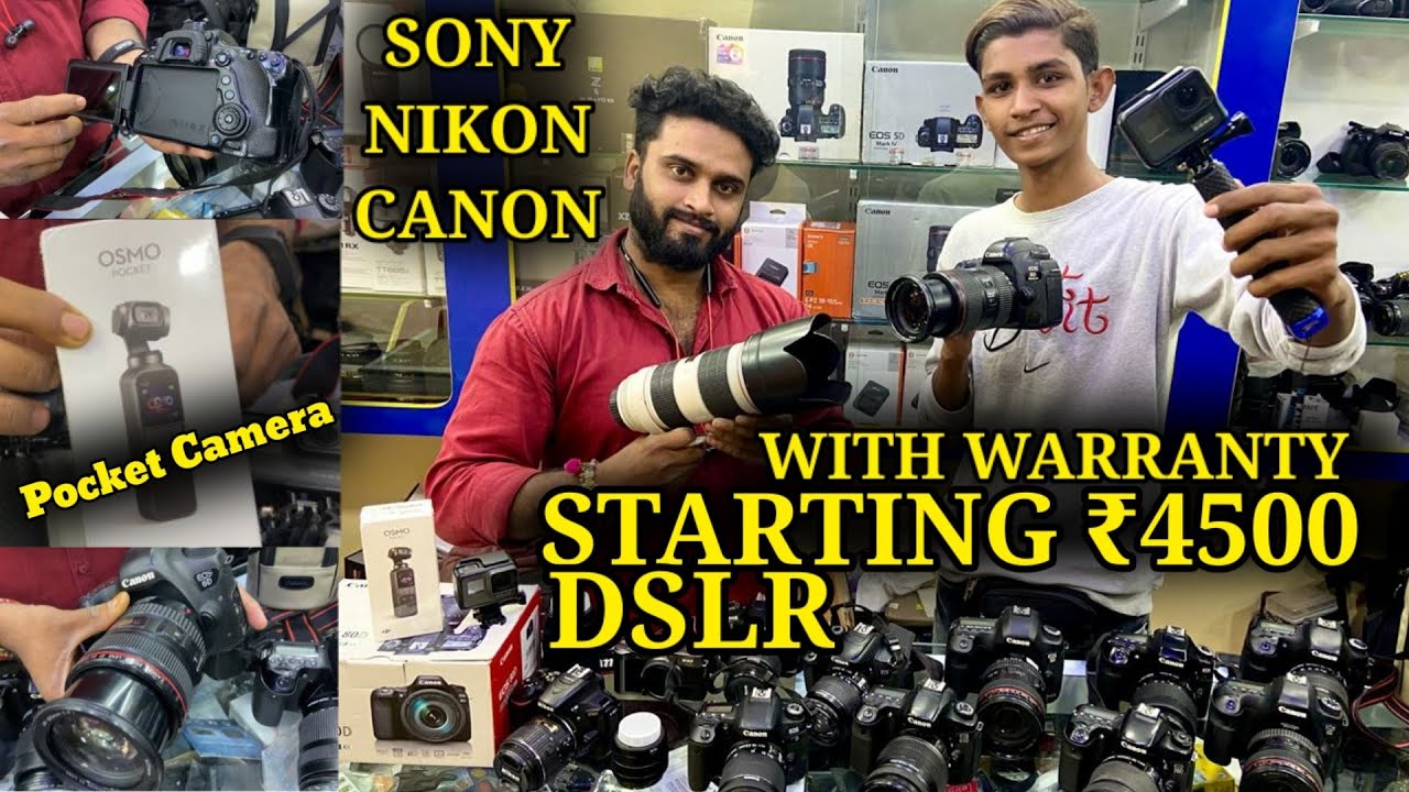 DSLR Camera market in Hyderabad | Second Hand Camera Lenses, Cheap Prices | Sony | Canon |Nikon|Vlog