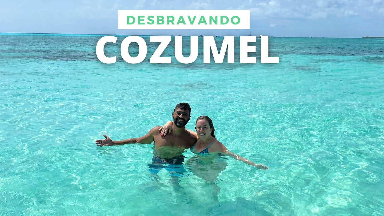 A INCRÍVEL ilha de Cozumel. Mergulho com estrelas do mar! México - Cancún