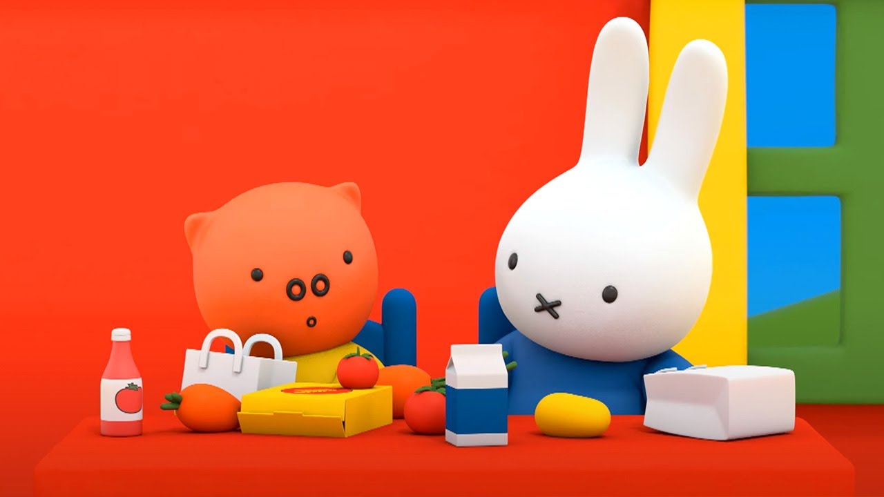 De boodschappen uitpakken | nijntjes avonturen, groot en klein | nijntje | series voor kids