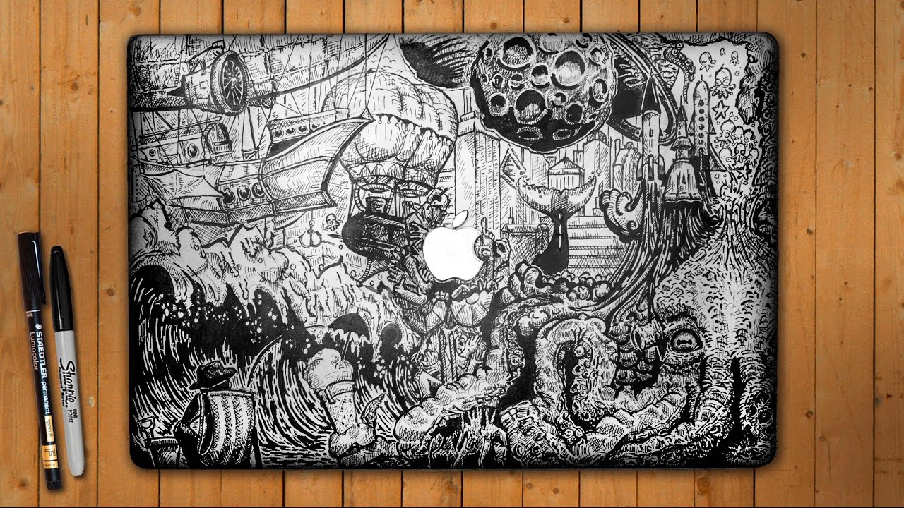 Macbook + Sharpie