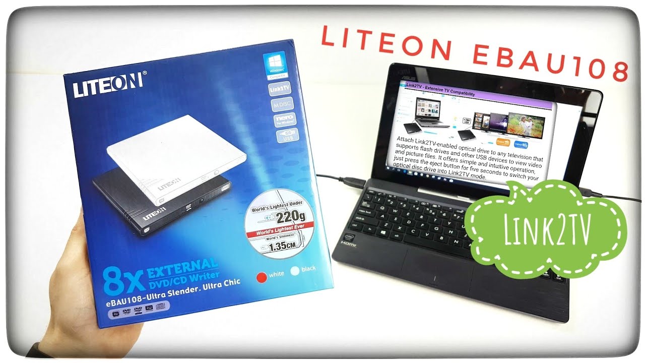 LITEON eBAU108 nagrywarka płyt CD DVD na USB z Link2TV RECENZJA | ForumWiedzy