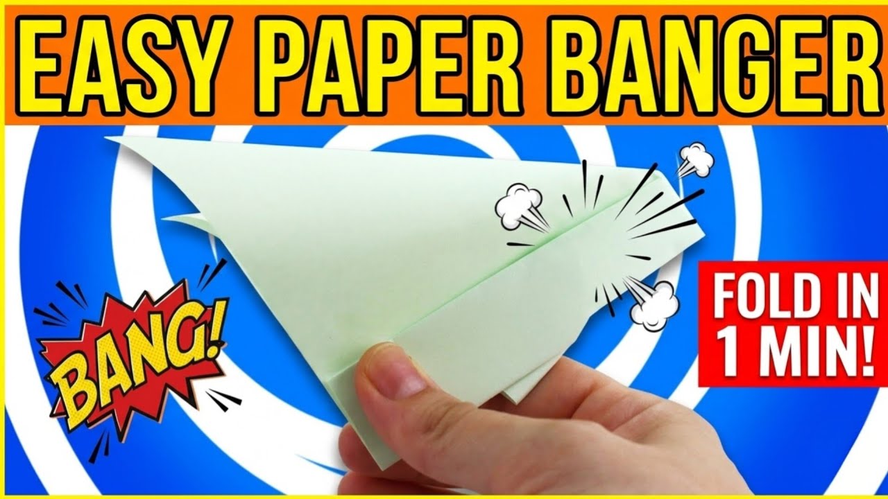 Easy Paper Origami Banger Instructions