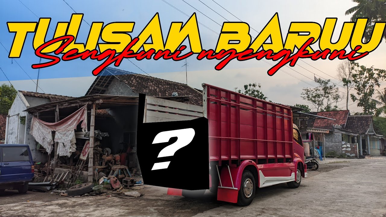 🛑PENULISAN SENGKUNI DI PINTU BAK BELAKANG ❗